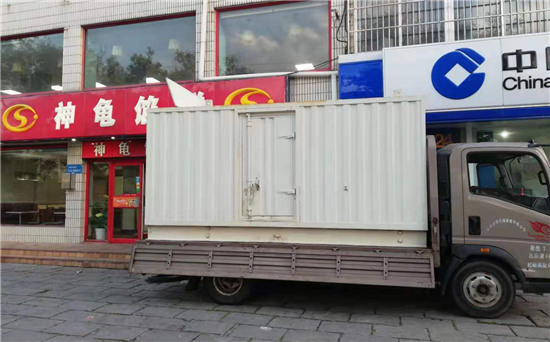石嘴山出租发电机施工案例